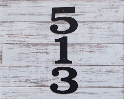 house number black metal sign|4 inch black house letters.